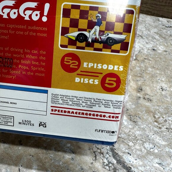 Speed Racer The Complete Series Episodes 1-52 (Blu-ray) With Slipcover 5 Discs - Picture 8 of 10